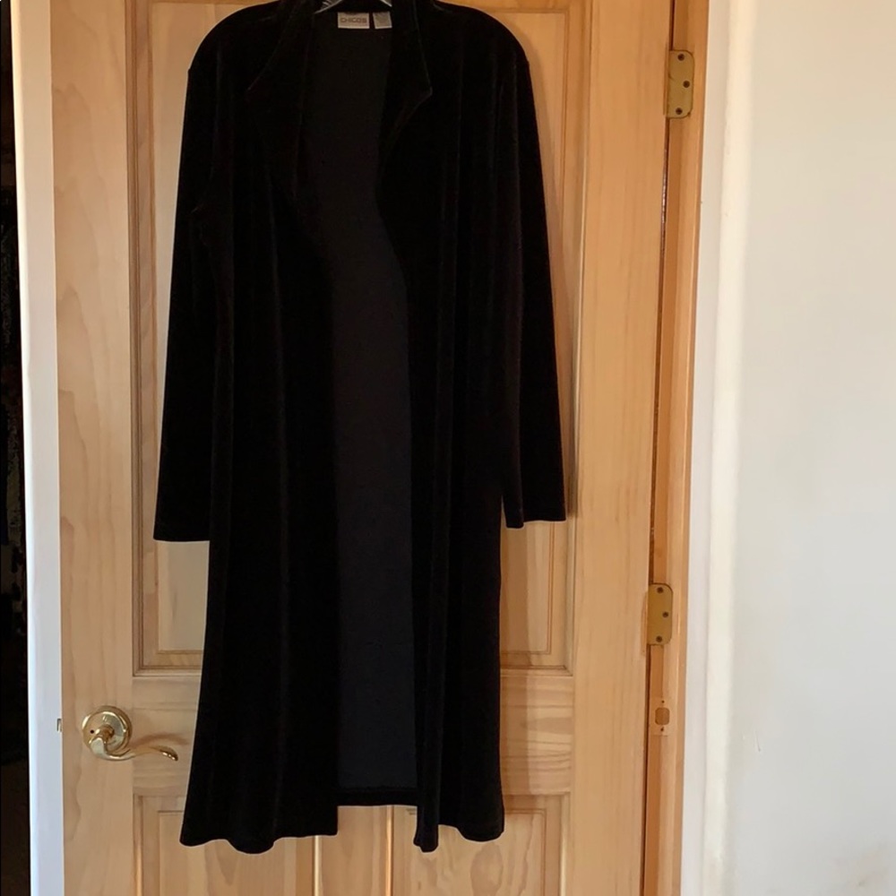 Chico’s Vintage Velvet Duster
